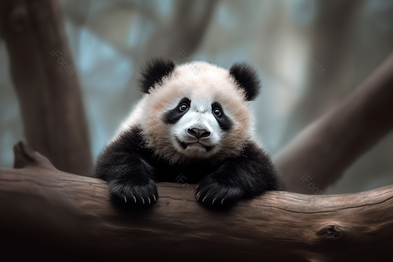 炯炯有神的国宝熊猫宝宝高清背景图,高清,摄影图,摄影图片,图片大全,摄影图免费下载